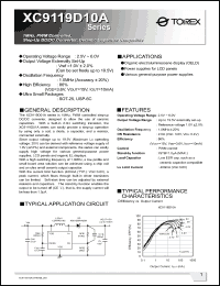 Click here to download XC9119D10AMR Datasheet