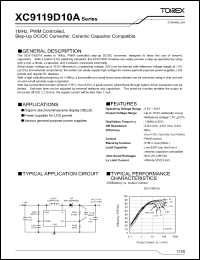 Click here to download XC9119D10AML Datasheet