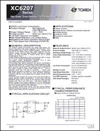 Click here to download XC6207A122ML Datasheet