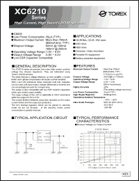 Click here to download XC6210A532D Datasheet