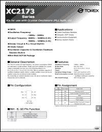 Click here to download XC2173CO21ML Datasheet