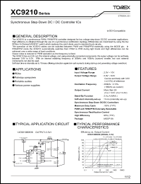 Click here to download XC9210_1 Datasheet