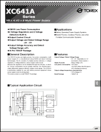 Click here to download XC641A0001V Datasheet