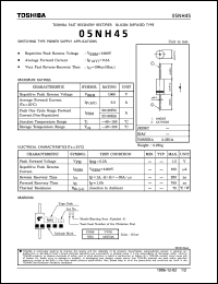 Click here to download 05NH45 Datasheet