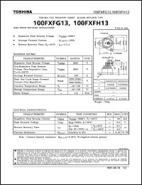 Click here to download 100FXFG13 Datasheet