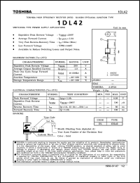 Click here to download 1DL42 Datasheet