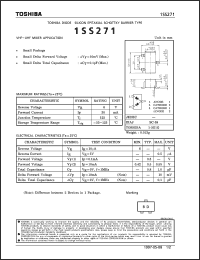 Click here to download 1SS271 Datasheet