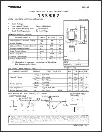 Click here to download 1SS387 Datasheet