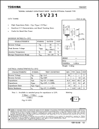 Click here to download 1SV231 Datasheet