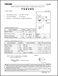 Click here to download 1SV245 Datasheet