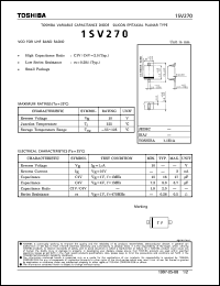 Click here to download 1SV270 Datasheet