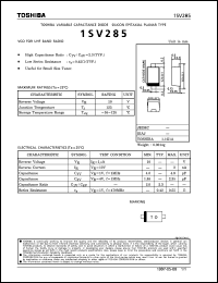 Click here to download 1SV285 Datasheet
