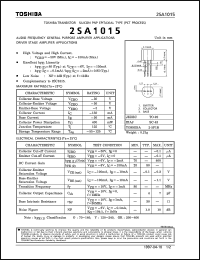 Click here to download 2SA1015 Datasheet