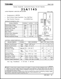 Click here to download 2SA1145 Datasheet