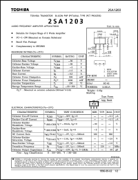 Click here to download 2SA1203 Datasheet