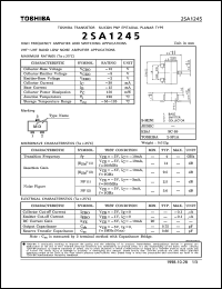 Click here to download 2SA1245 Datasheet