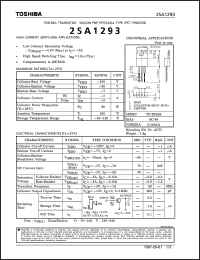 Click here to download 2SA1293 Datasheet