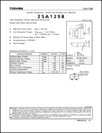 Click here to download 2SA1298 Datasheet