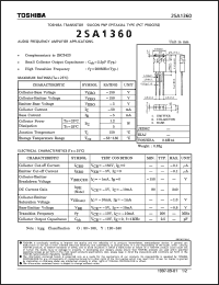 Click here to download 2SA1360 Datasheet