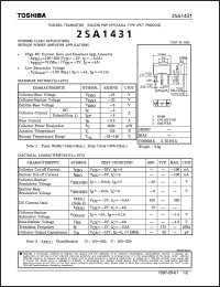 Click here to download 2SA1431 Datasheet