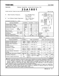 Click here to download 2SA1801 Datasheet