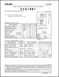 Click here to download 2SA1887 Datasheet