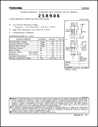 Click here to download 2SB906 Datasheet