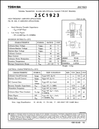 Click here to download 2SC1923 Datasheet