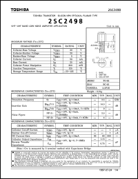 Click here to download 2SC2498 Datasheet