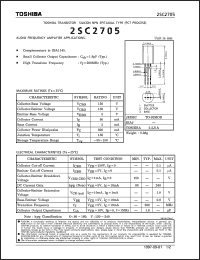 Click here to download 2SC2705 Datasheet