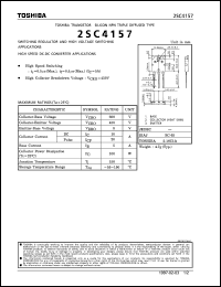 Click here to download 2SC4157 Datasheet