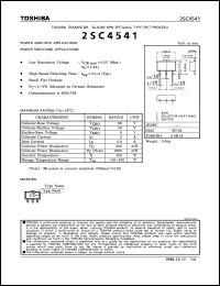 Click here to download 2SC4541 Datasheet