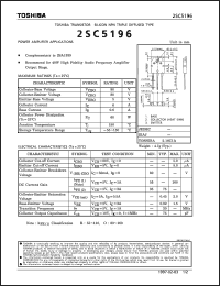 Click here to download 2SC5196 Datasheet