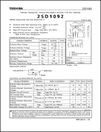 Click here to download 2SD1092 Datasheet