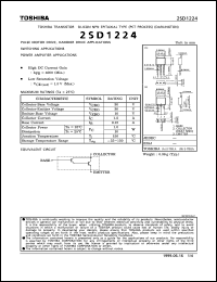 Click here to download 2SD1224 Datasheet