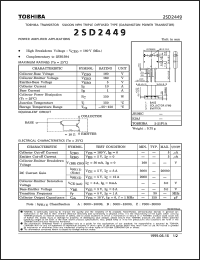 Click here to download 2SD2449 Datasheet