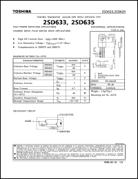 Click here to download 2SD635 Datasheet
