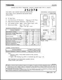 Click here to download 2SJ378 Datasheet