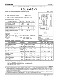 Click here to download 2SJ440-Y Datasheet