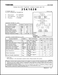 Click here to download 2SK1028 Datasheet