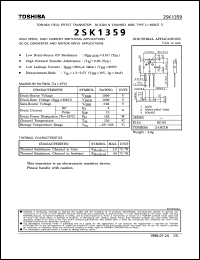 Click here to download 2SK1359 Datasheet
