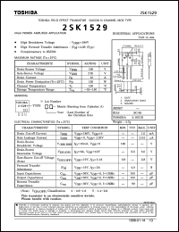 Click here to download 2SK1529 Datasheet