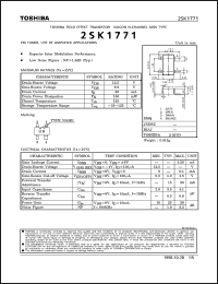 Click here to download 2SK1771 Datasheet