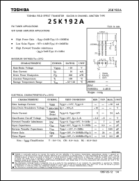 Click here to download 2SK192 Datasheet
