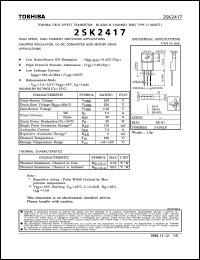 Click here to download 2SK2417 Datasheet