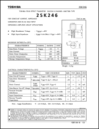 Click here to download 2SK246 Datasheet
