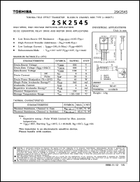 Click here to download 2SK2545 Datasheet