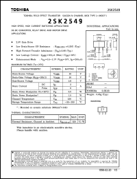 Click here to download 2SK2549 Datasheet