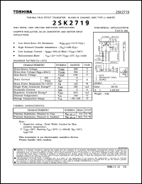 Click here to download 2SK2719 Datasheet