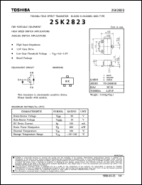 Click here to download 2SK2823 Datasheet